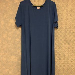 2X LULAROE CARLY HIGH LOW DRESS NO POCKET